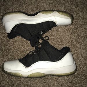 Black and white Jordan Retro 11’s Low